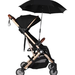 Ding Zwart UV Buggy Parasol< Kinderwagenaccessoires