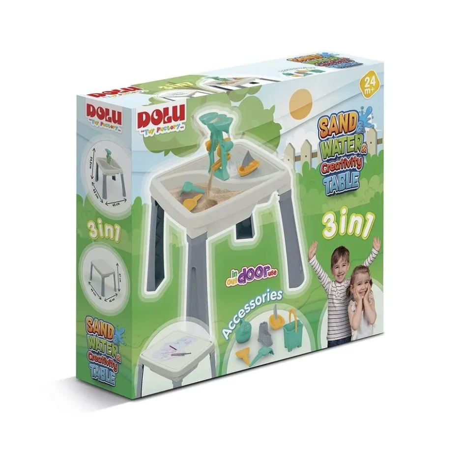 3-in-1 Water, Zand & Activiteiten Tafel|Dolu Hot