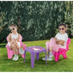 Dolu Unicorn tafel en stoelen< Verrassend Speelgoedvoordeel