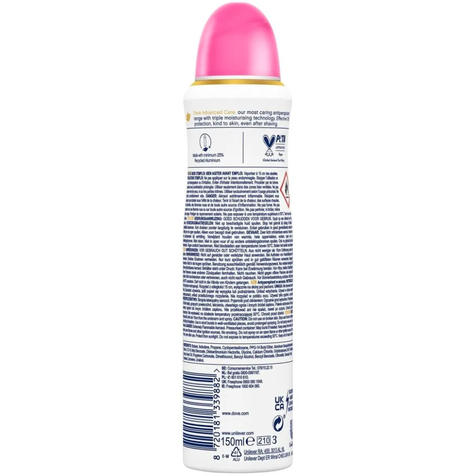 Advanced Care Invisible Care Floral Touch Antitranspirant Deodorant Spray|Dove Clearance