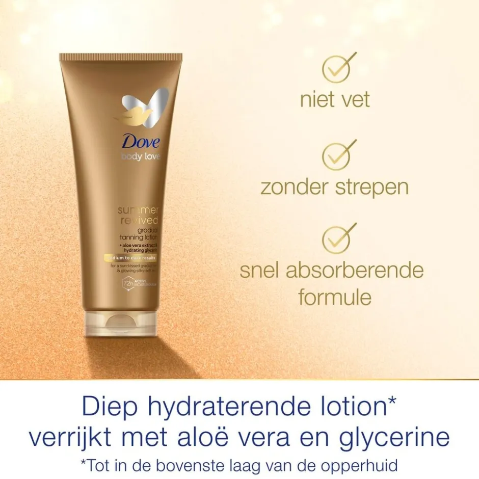 Dove DermaSpa Summer Revived Dark Bodylotion< Bodylotion