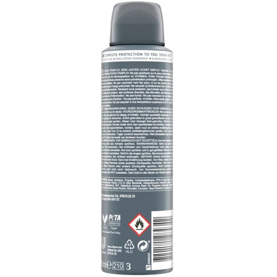 Dove Men +Care Advanced Invisible Dry Antitranspirant Deodorant Spray< Deospray