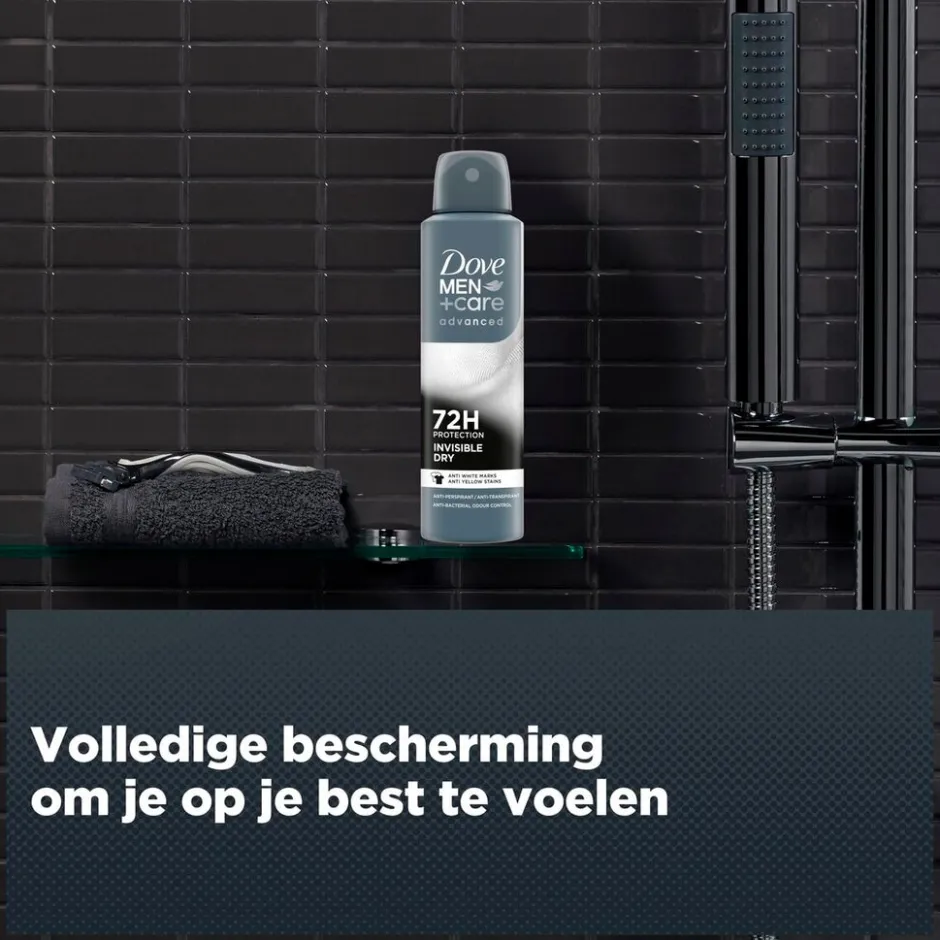 Dove Men +Care Advanced Invisible Dry Antitranspirant Deodorant Spray< Deospray