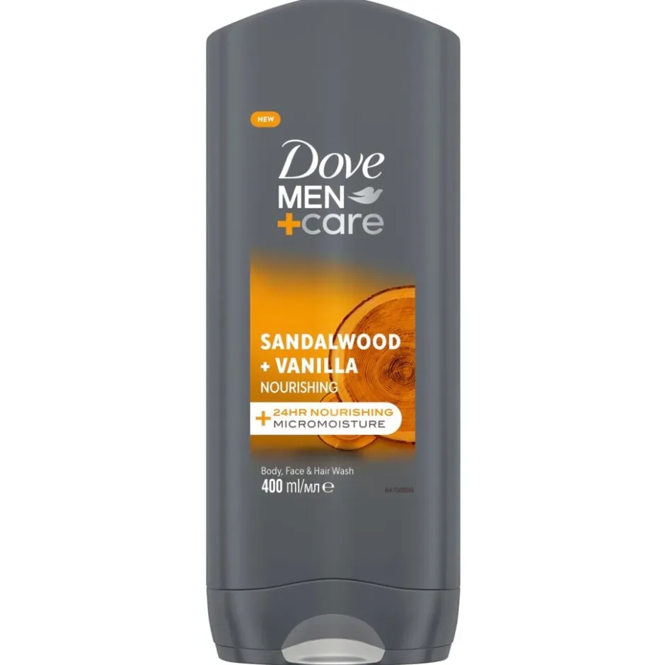 Dove Men +Care Sandalwood & Vanilla 3-in-1 Douchegel< Douchegel