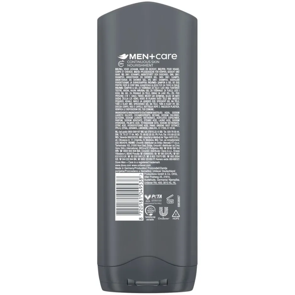 +Care Sportcare 3-in-1 Douchegel|Dove Men Hot