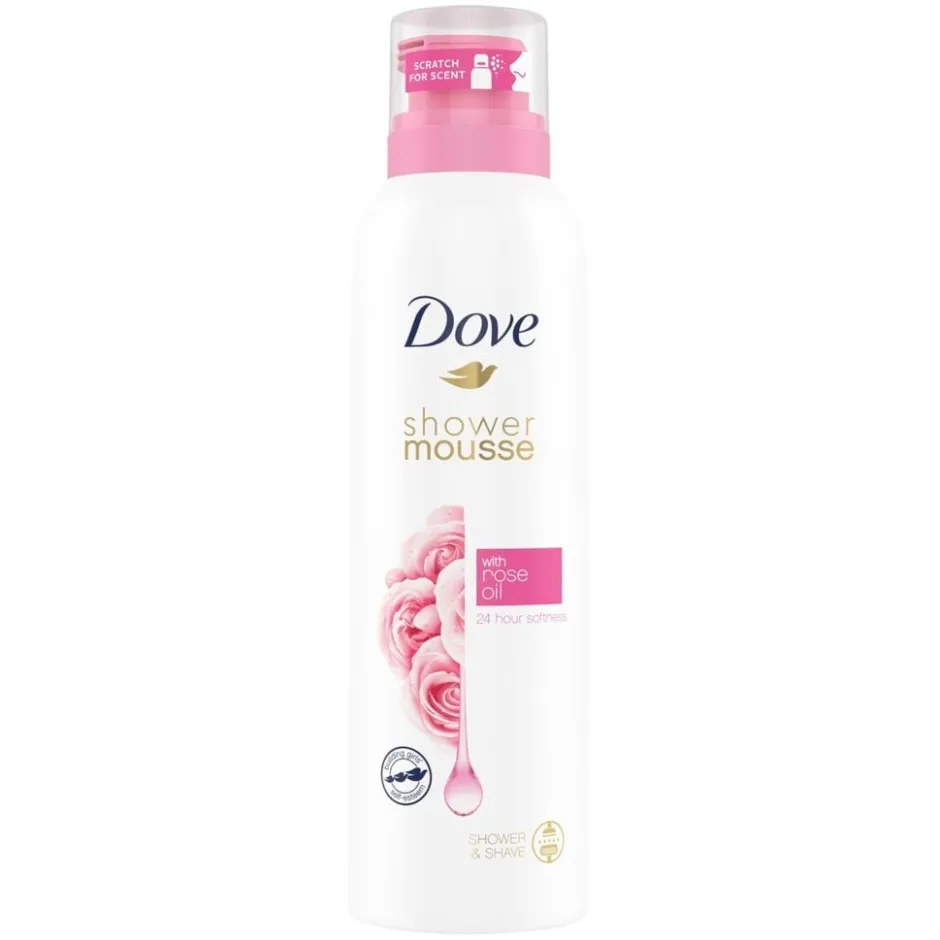 Rose Oil Shower Mousse|Dove Online