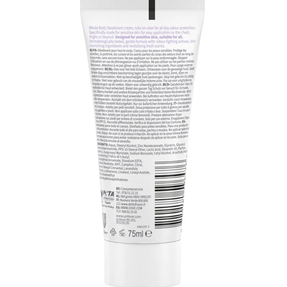 Whole Body Lavender & Camomile Deodorant Cream|Dove Sale