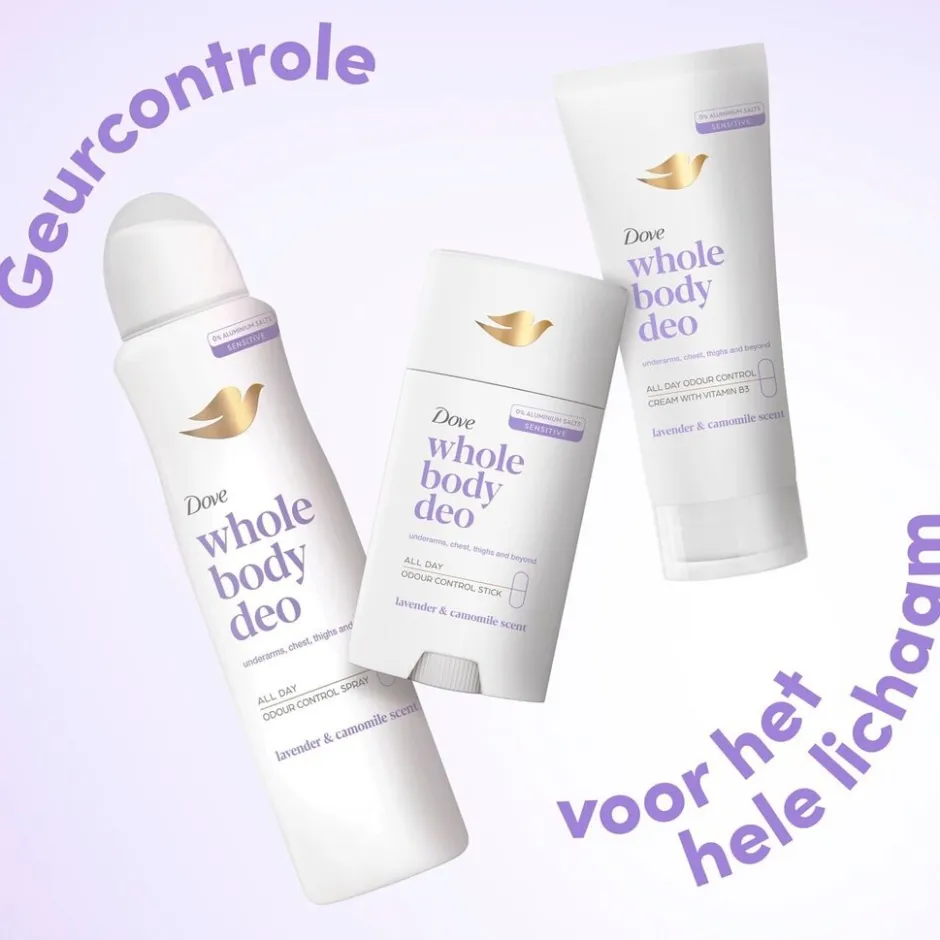 Whole Body Lavender & Camomile Deodorant Spray|Dove Sale