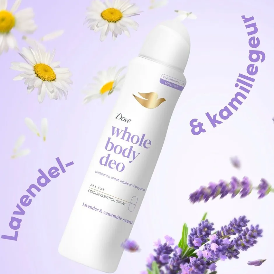 Whole Body Lavender & Camomile Deodorant Spray|Dove Sale