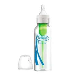 Dr. Brown's 0+M Options+ Anti-Colic Glazen Fles< Babyflesjes