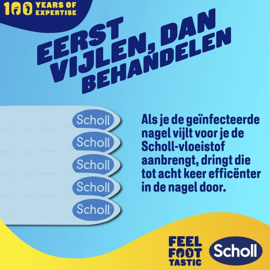 2-In-1 Oplossing voor Schimmelnagels|Dr. Scholl's Hot