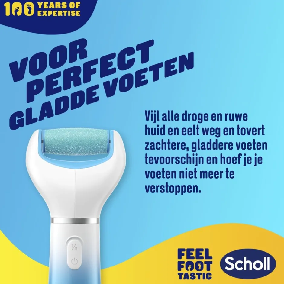 Dr. Scholl's Velvet Smooth Elektrische Voetvijl< Eeltverwijderaars