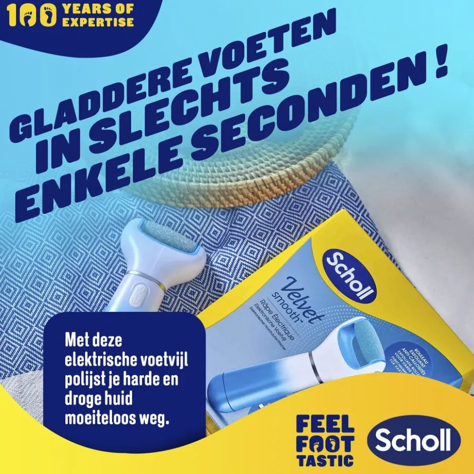 Dr. Scholl's Velvet Smooth Elektrische Voetvijl< Eeltverwijderaars