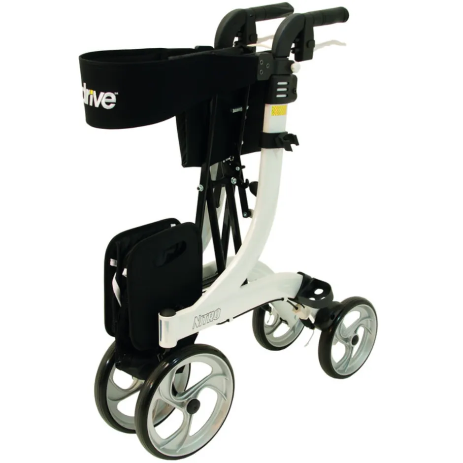 Drive rollator nitro lichtgewicht met rugband en tas opklapbaar| Clearance