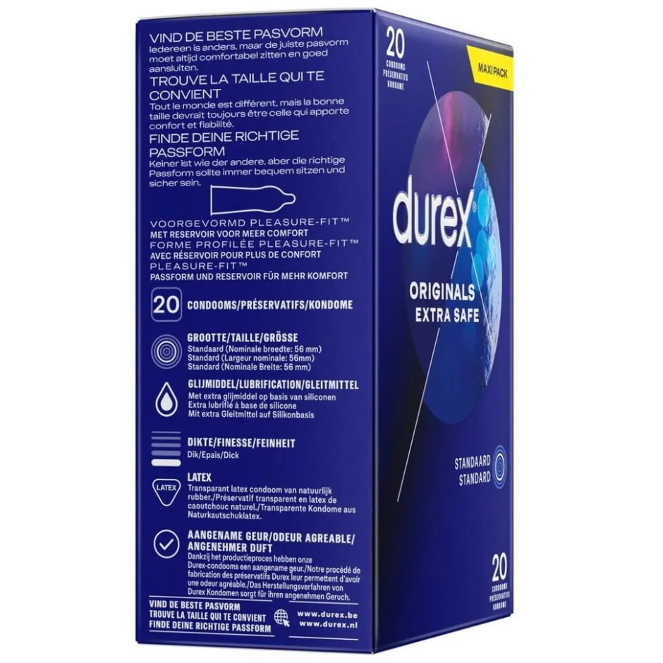 Originals Extra Safe Condooms|Durex New
