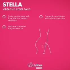 EasyConnect Vibrerende Kegel Balletjes Stella Bediening met App< Seksspeeltjes