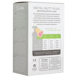 Buttplug met Zilverkleurig Hartje|EasyToys Online