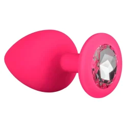 EasyToys Siliconen Buttplug Set met Diamant< Seksspeeltjes