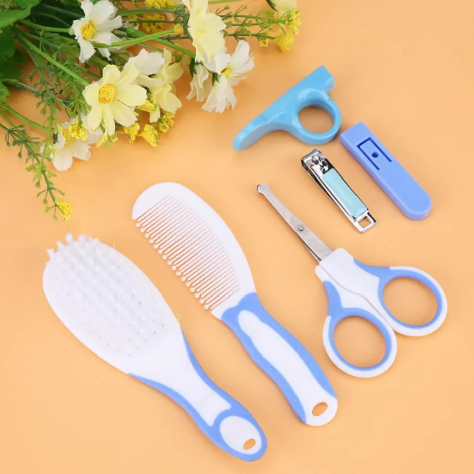 Blauw 6-delige Verzorgingsset|Eco Toys Hot