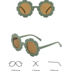 Bloem Groen 2-6 jr Kinderzonnebril|Eco Toys New