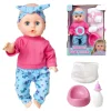 33cm Pop Blauw/Roze Outfit met Accessoires|Eco Toys New