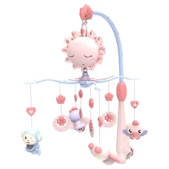 Eco Toys Flower Valley Roze Muziekmobiel< Babykameraccessoires