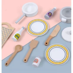 Eco Toys Grijs Moderne Houten Kinderkeuken< Houten Keukens En Winkels