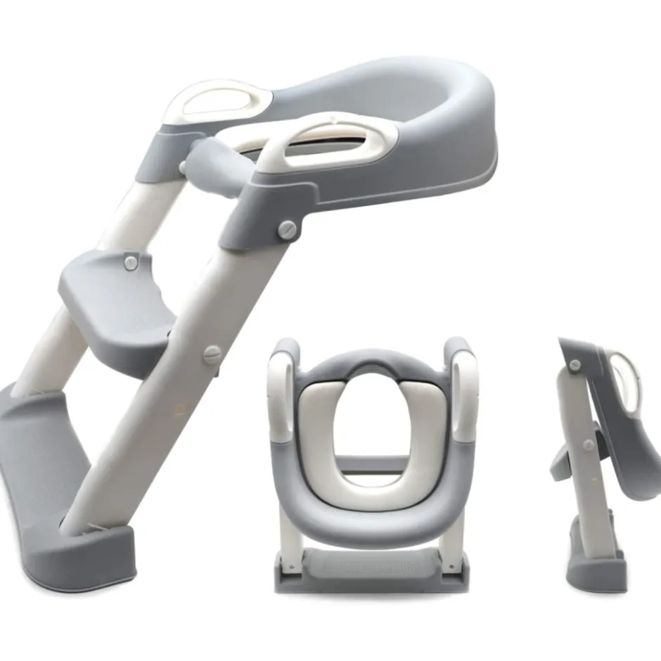 Grijs Toilettrainer met Trapje|Eco Toys Hot