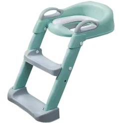 Eco Toys Mint Toilettrainer met Trapje< Plaspotjes En Toiletverkleiners