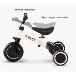 Eco Toys Wit 4-in-1 Loopfiets< Fietsen En Rijden