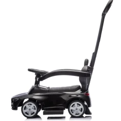 Zwart Mercedes Benz Loopauto met Duwstang|Eco Toys Outlet