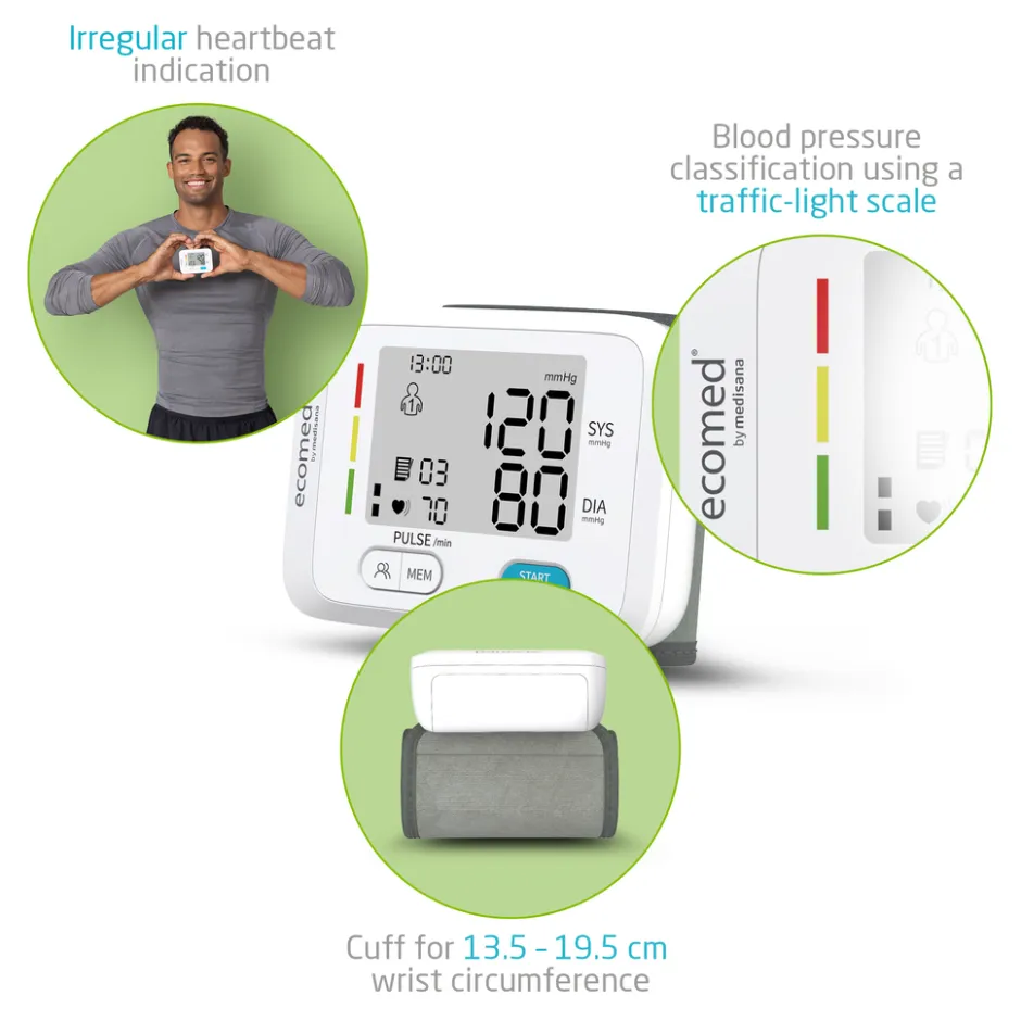ecomed BW 83E polsbloeddrukmeter|