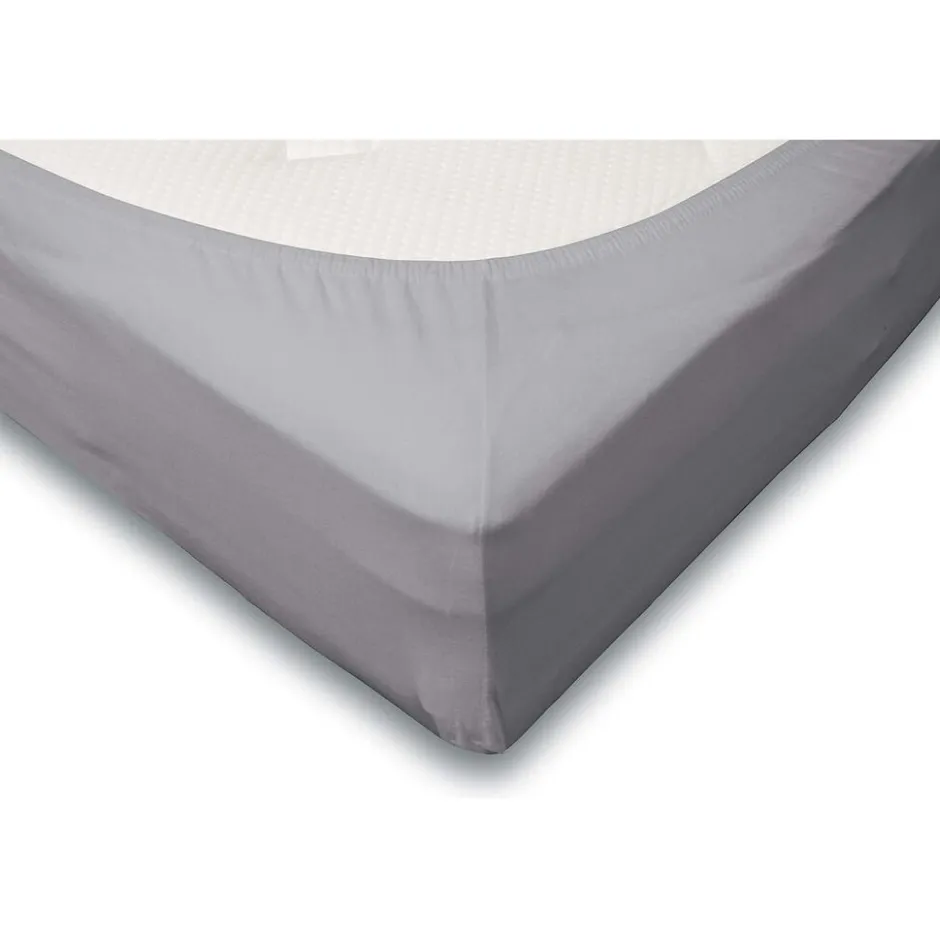 Hoeslaken Jersey Katoen Stretch 35cm Hoge Hoek - licht grijs 90x210/220 - 100x200cm|Elegance Best