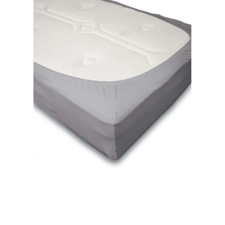 Hoeslaken Jersey Katoen Stretch 35cm Hoge Hoek - licht grijs 90x210/220 - 100x200cm|Elegance Best