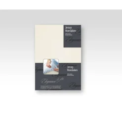 Elegance Hoeslaken Jersey Katoen Stretch 35cm Hoge Hoek - ivoor 180x210/220cm< Slapen