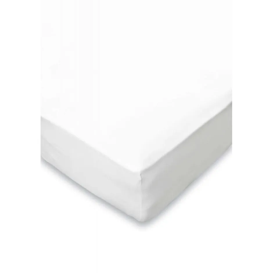 Hoeslaken Jersey Katoen Stretch 35cm Hoge Hoek - wit 160x200cm|Elegance Online