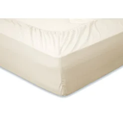 Elegance Hoeslaken Katoen Perkal 35cm Hoekhoogte - ivoor 90x210/220cm< Slapen