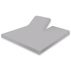 Elegance Splittopper Hoeslaken Jersey Katoen Stretch - licht grijs 160x200cm< Slapen
