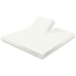 Elegance Splittopper Hoeslaken Jersey Katoen Stretch - ivoor 160x200cm< Slapen