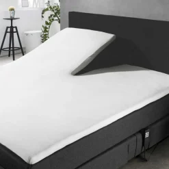 Splittopper Hoeslaken Jersey Katoen Stretch - wit 160x200cm|Elegance Discount