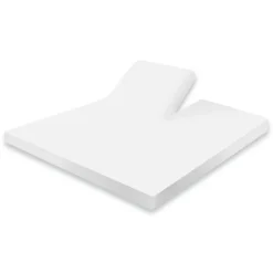 Splittopper Hoeslaken Jersey Katoen Stretch - wit 180x210/220cm|Elegance Outlet