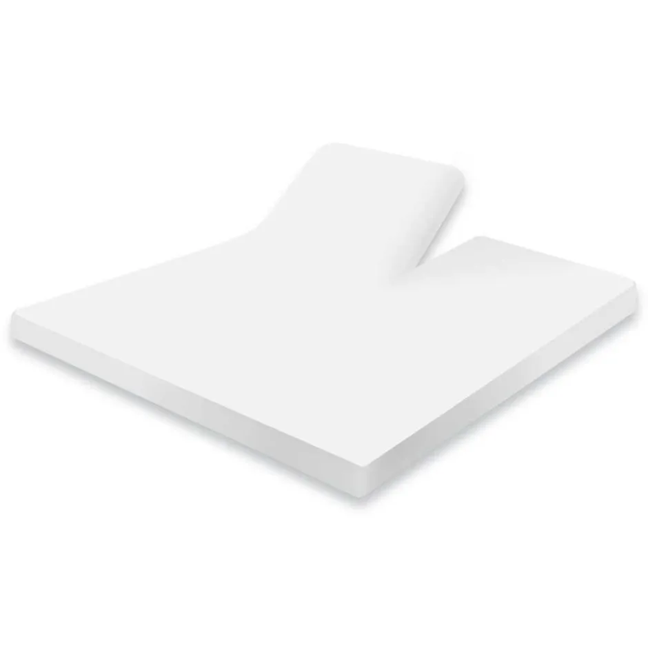 Splittopper Hoeslaken Jersey Katoen Stretch - wit 180x210/220cm|Elegance Outlet