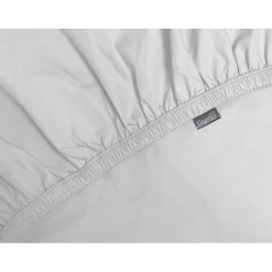 Splittopper Hoeslaken Perkal Katoen - licht grijs 180x200cm|Elegance Clearance