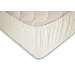 Topper Hoeslaken Jersey Katoen Stretch - ivoor 160x200cm|Elegance Best