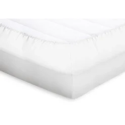 Elegance Topper Hoeslaken Katoen Perkal - wit 90x210/220cm< Slapen
