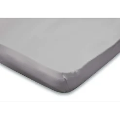 Topper Hoeslaken Jersey Katoen Stretch - licht grijs 160x200cm|Elegance Sale