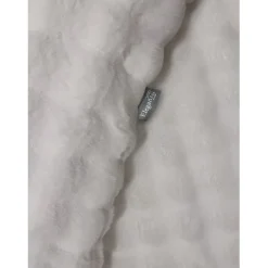 Eleganzzz Dekbedovertrek Bubble Pom Pom Rabbit Fur - off white 240x200/220cm< Slapen