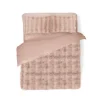 Eleganzzz Dekbedovertrek Bubble Pom Pom Rabbit Fur - pink 240x200/220cm| Discount