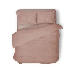 Eleganzzz Dekbedovertrek Teddy Pluche - light pink 200x200/220cm< Slapen