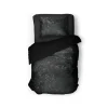 Eleganzzz Dekbedovertrek Crushed Velvet - black 140x200/220cm| Hot